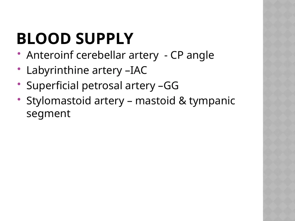 FACIAL NERVE PLASY Dr.Satguru Saran Singh - slide 21 of 53