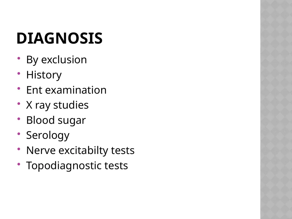 FACIAL NERVE PLASY Dr.Satguru Saran Singh - slide 37 of 53