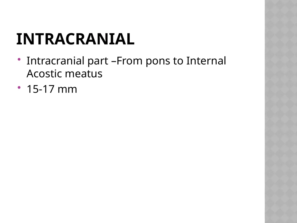 FACIAL NERVE PLASY Dr.Satguru Saran Singh - slide 11 of 53