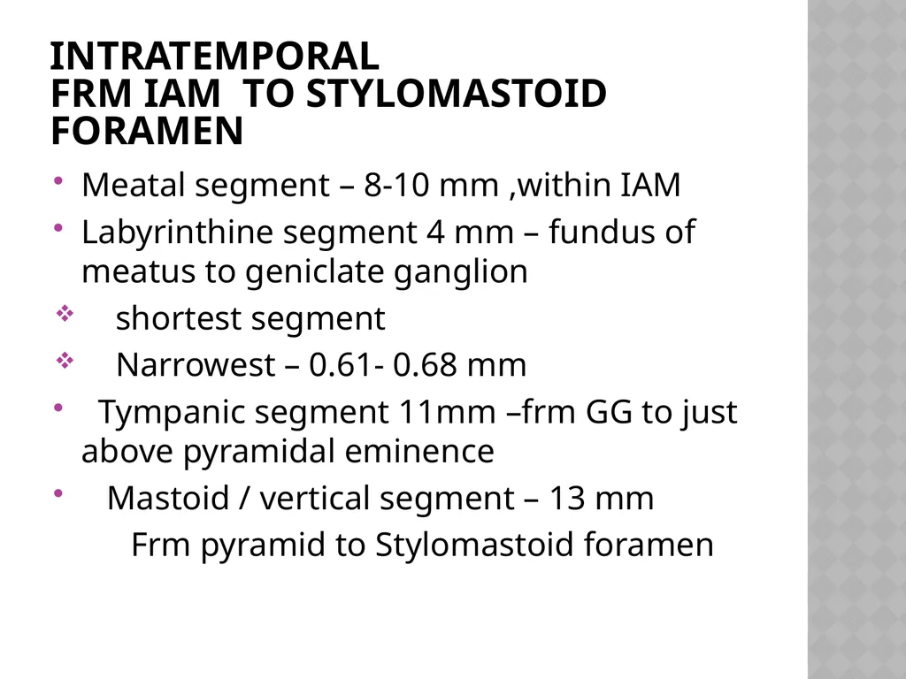 FACIAL NERVE PLASY Dr.Satguru Saran Singh - slide 12 of 53