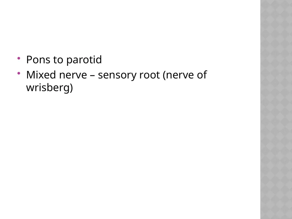 FACIAL NERVE PLASY Dr.Satguru Saran Singh - slide 2 of 53