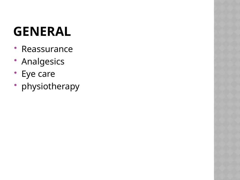 FACIAL NERVE PLASY Dr.Satguru Saran Singh - slide 38 of 53
