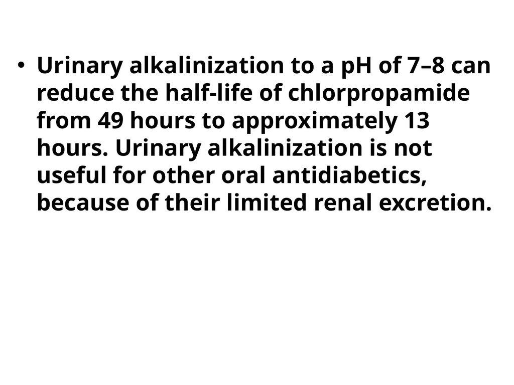 ANTIDIABETIC AND HYPOGLYCEMIC DRUGS Normal fasting - slide 24 of 29