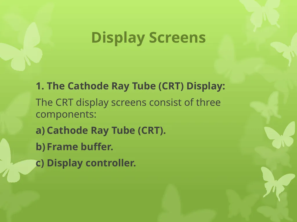 Computer Graphics Chapter 1 Third Lecture 4. - slide 7 of 26