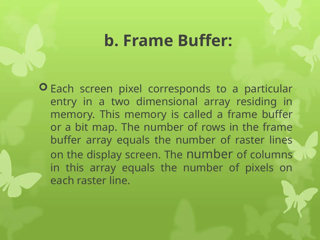 Computer Graphics Chapter 1 Third Lecture 4. - slide 12 of 26