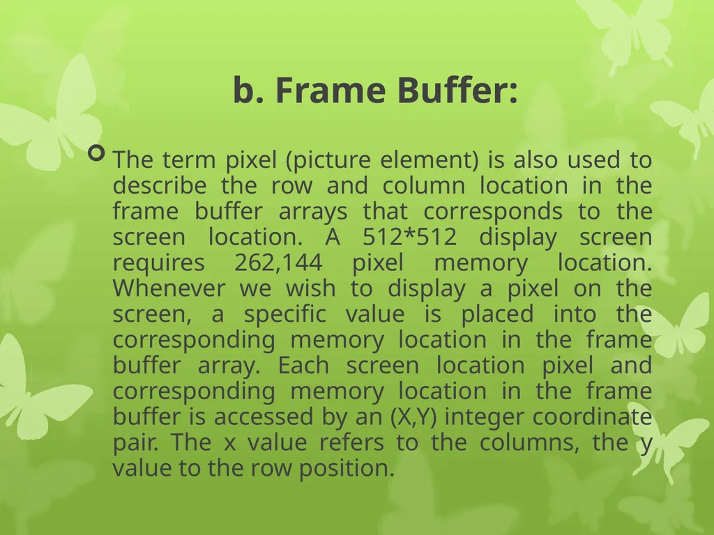 Computer Graphics Chapter 1 Third Lecture 4. - slide 13 of 26