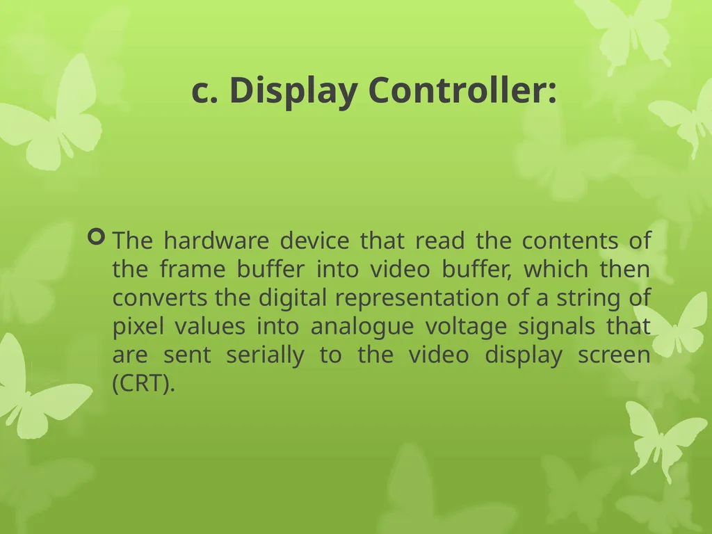 Computer Graphics Chapter 1 Third Lecture 4. - slide 15 of 26