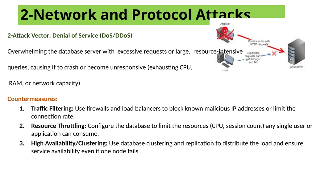 DATABASE SECURITY for Cyber security 3rd year - slide 8 of 12