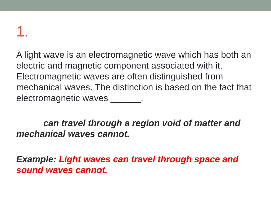 Physics: Light and Color Review worksheet 1. A - slide 2 of 26
