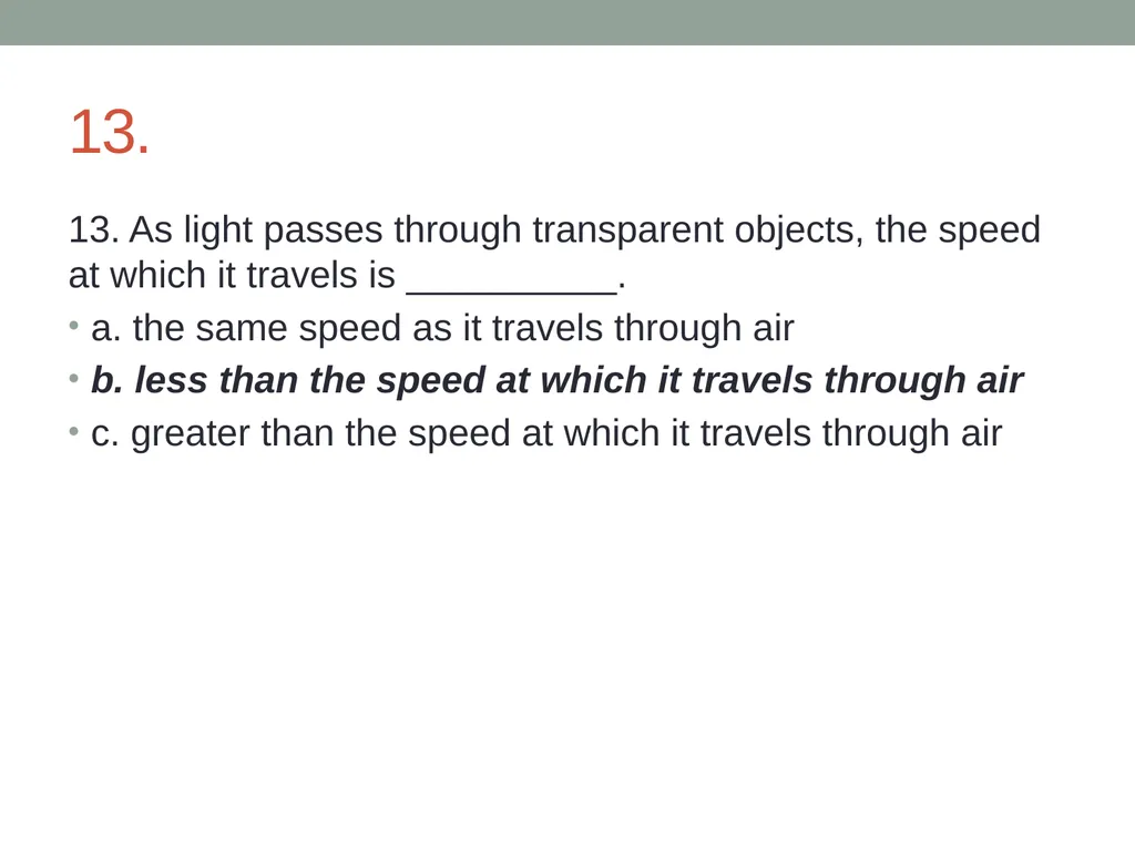 Physics: Light and Color Review worksheet 1. A - slide 10 of 26