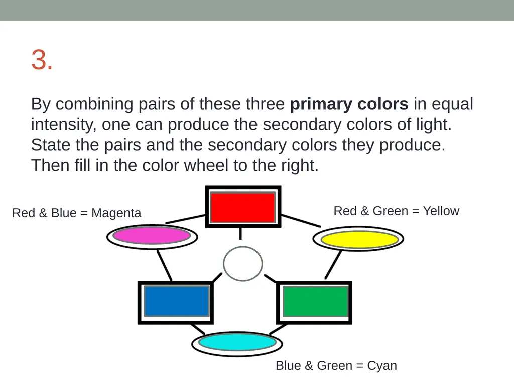 Physics: Light and Color Review worksheet 1. A - slide 21 of 26