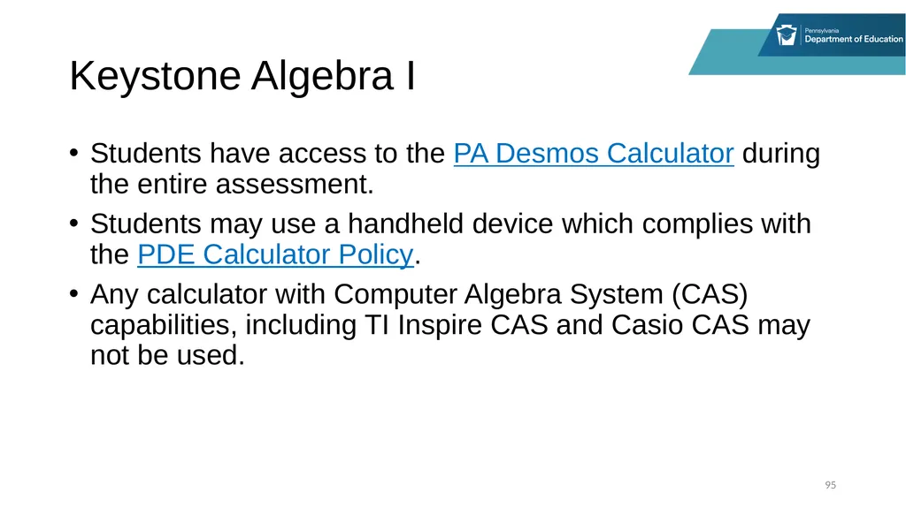 District Assessment Coordinator Training Session - slide 95 of 105