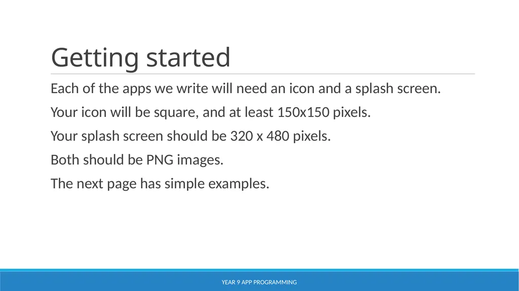 Using AppShed Lesson 3 YEAR 9 APP PROGRAMMING - slide 2 of 17