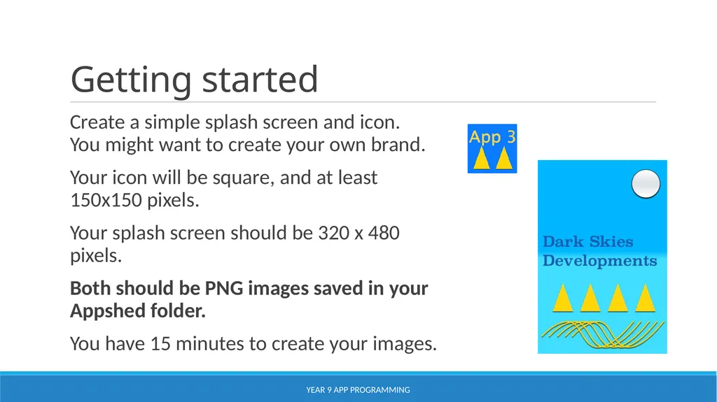 Using AppShed Lesson 3 YEAR 9 APP PROGRAMMING - slide 3 of 17