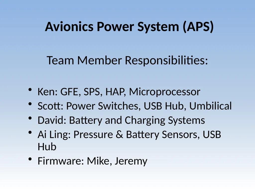 2008-2009 PSAS / PSU ECE Capstone Team members Ai - slide 3 of 81