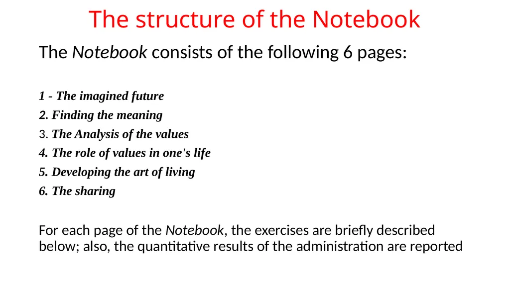 The Notebook to reflect on the Meaning of Life - slide 5 of 20