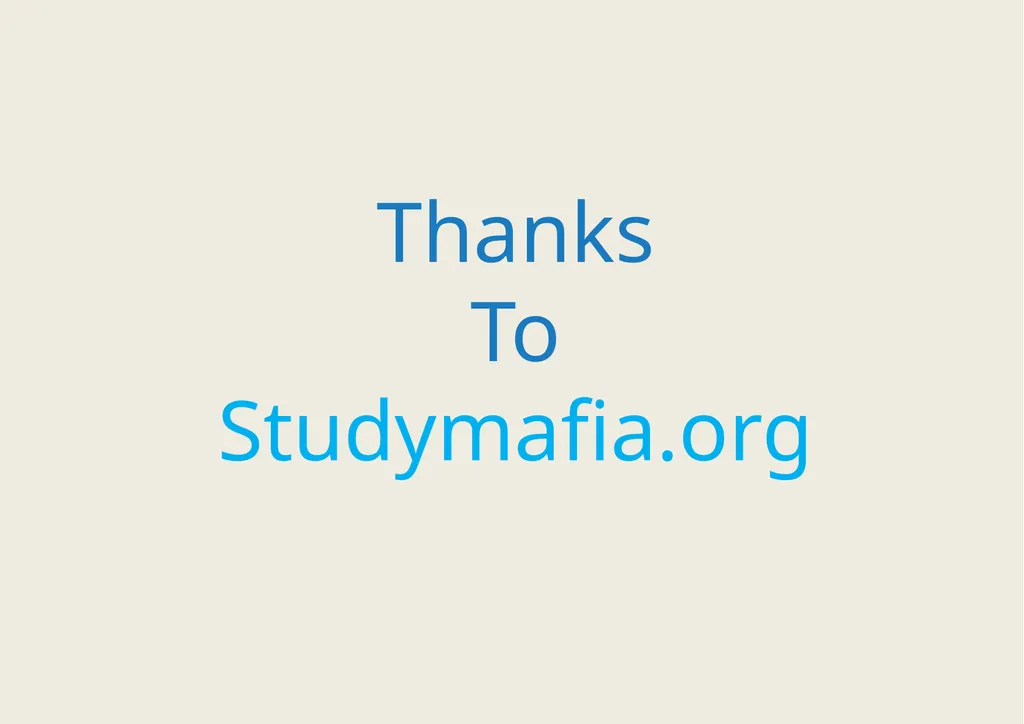 www.studymafia.net Submitted To: Submitted By: - slide 18 of 18