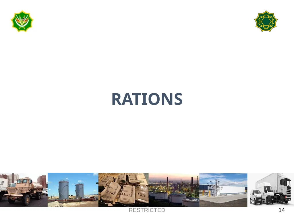 DEPARTMENT OF DEFENCE LOGISTICS DIVISION BRIEFING - slide 14 of 34