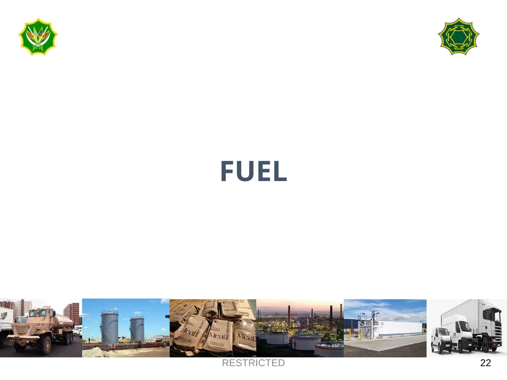 DEPARTMENT OF DEFENCE LOGISTICS DIVISION BRIEFING - slide 22 of 34