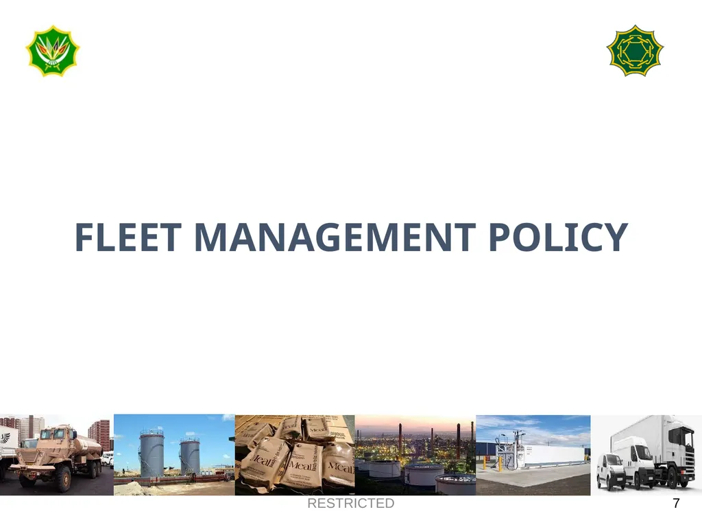 DEPARTMENT OF DEFENCE LOGISTICS DIVISION BRIEFING - slide 7 of 34