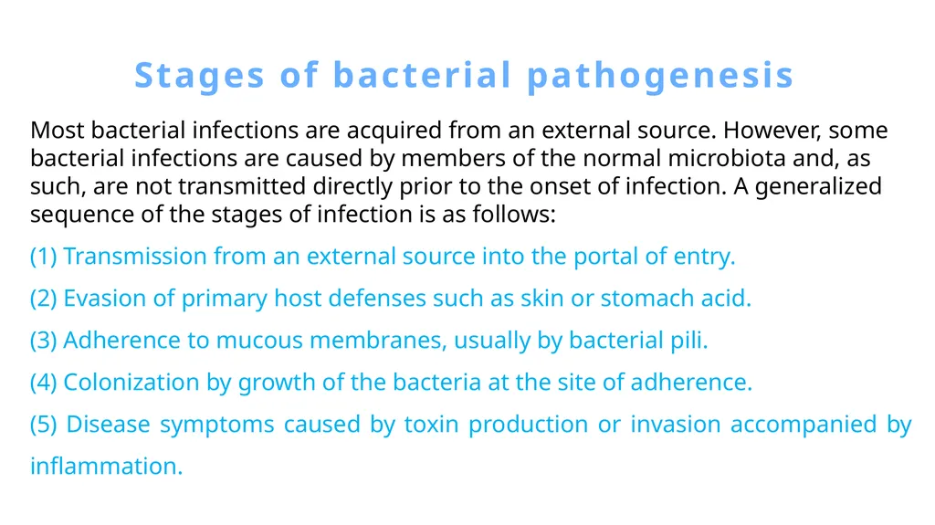 Bacterial Pathogenesis Dr. wasan Abdul-ilah Bakir - slide 7 of 35