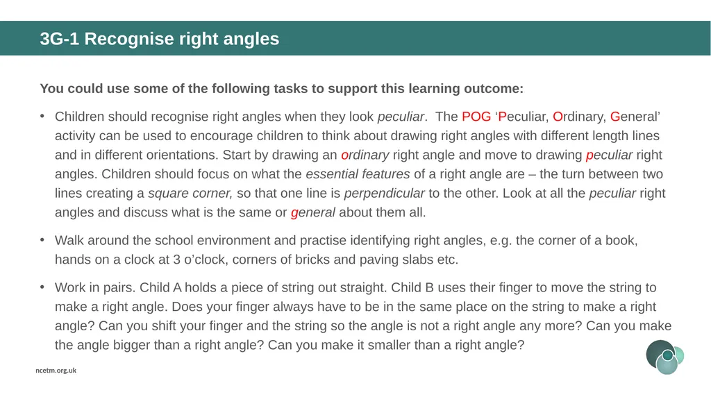 Year 3, Unit 3 Right angles Curriculum - slide 29 of 63
