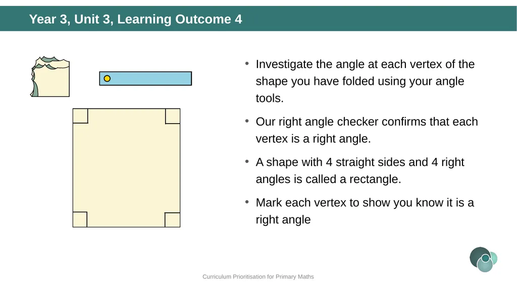 Year 3, Unit 3 Right angles Curriculum - slide 33 of 63