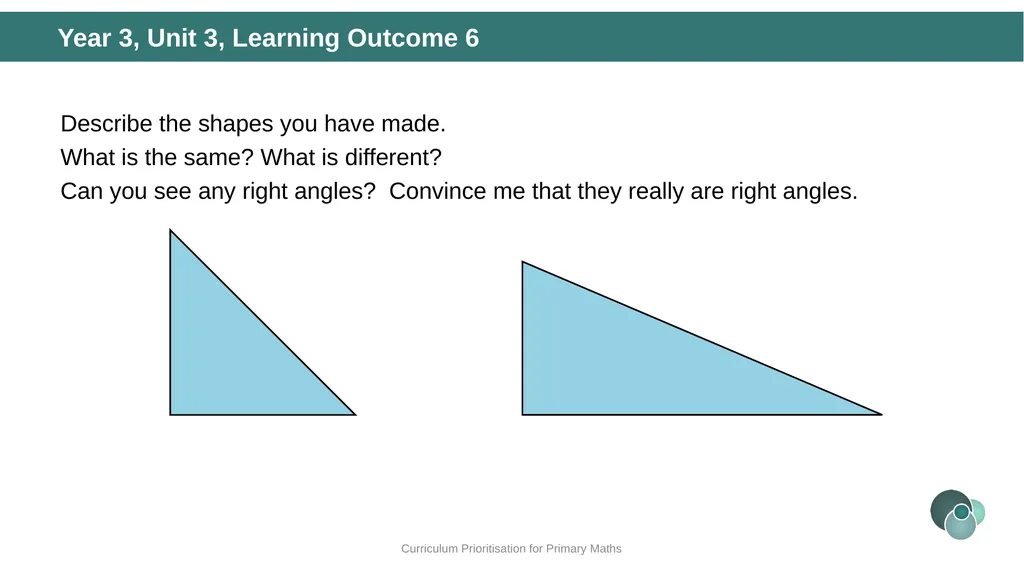 Year 3, Unit 3 Right angles Curriculum - slide 44 of 63