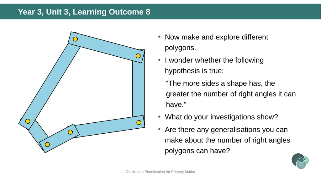 Year 3, Unit 3 Right angles Curriculum - slide 57 of 63