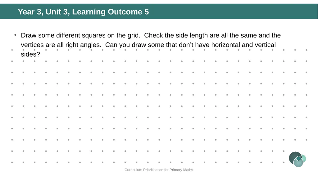 Year 3, Unit 3 Right angles Curriculum - slide 40 of 63