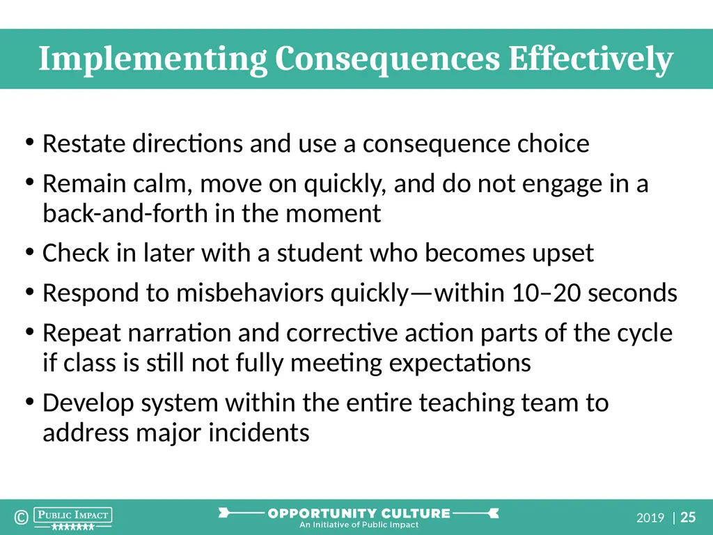 Reach Associates: Successful Classroom Management - slide 25 of 35