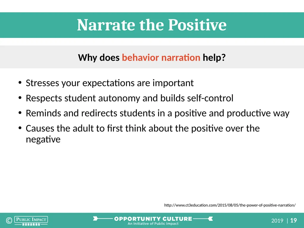 Reach Associates: Successful Classroom Management - slide 19 of 35
