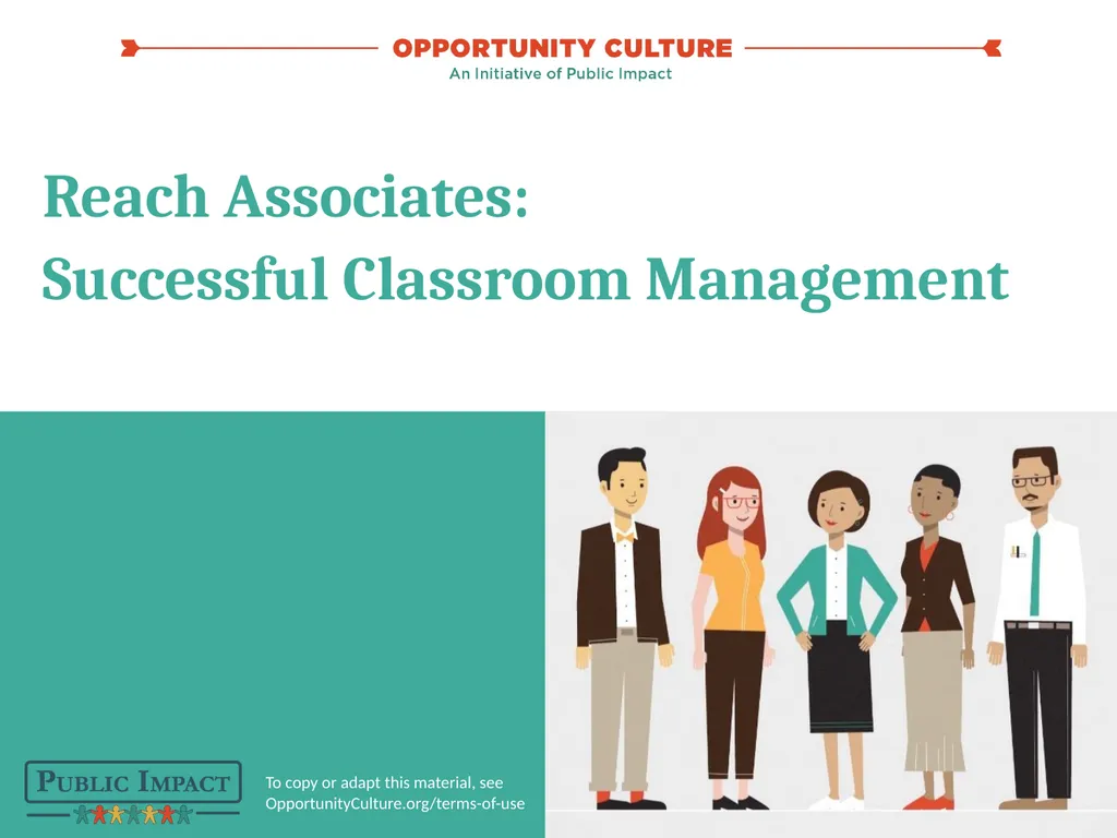 Reach Associates: Successful Classroom Management - slide 1 of 35