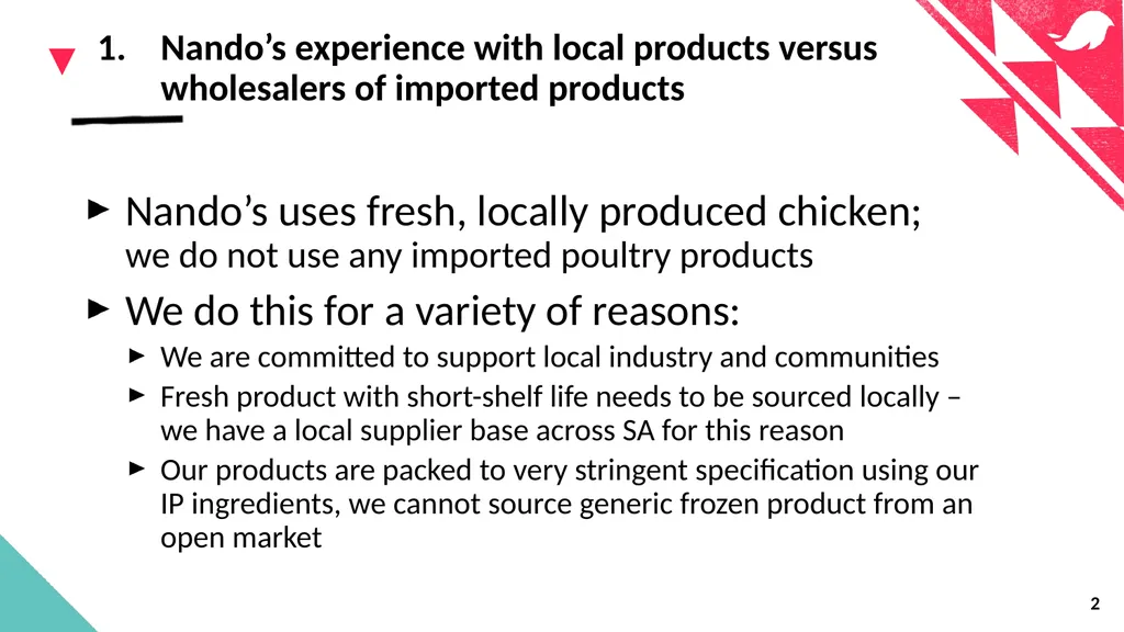 Challenges facing the South African Poultry - slide 2 of 7