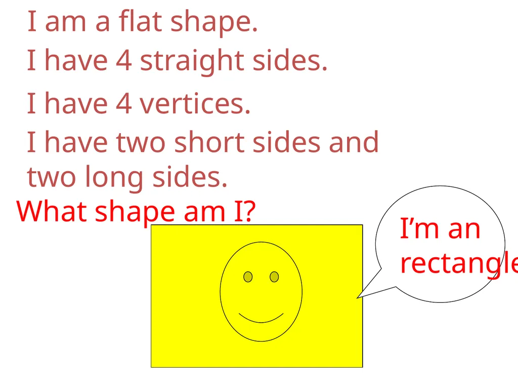 IDENTIFYING SHAPE PROPERTIES What properties does - slide 10 of 17