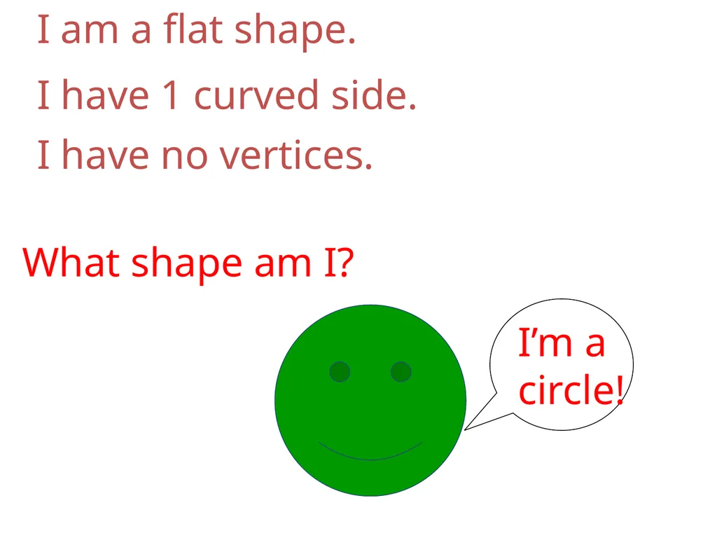 IDENTIFYING SHAPE PROPERTIES What properties does - slide 6 of 17