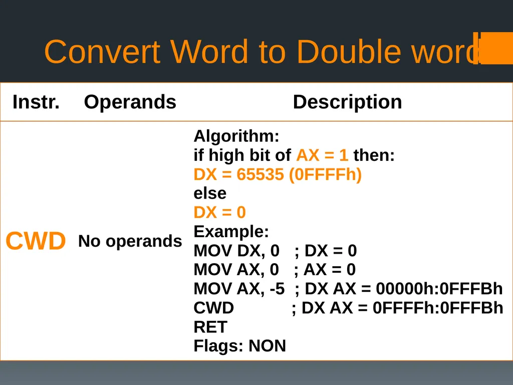 Arithmetic Operations Multiplication – Division - slide 14 of 20