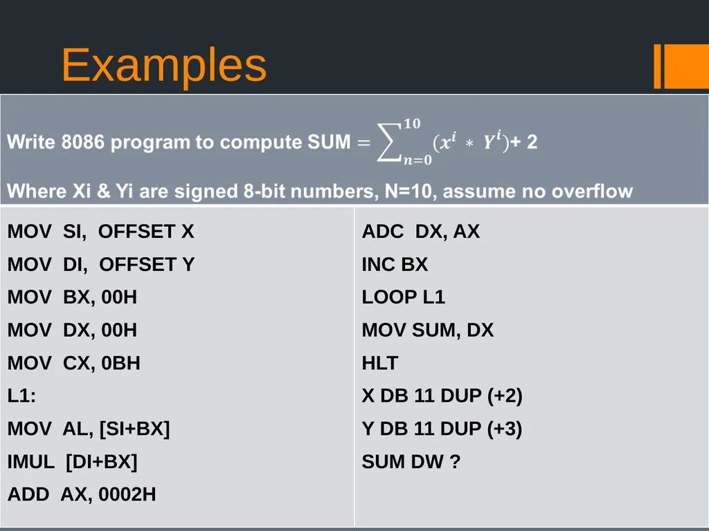 Arithmetic Operations Multiplication – Division - slide 20 of 20