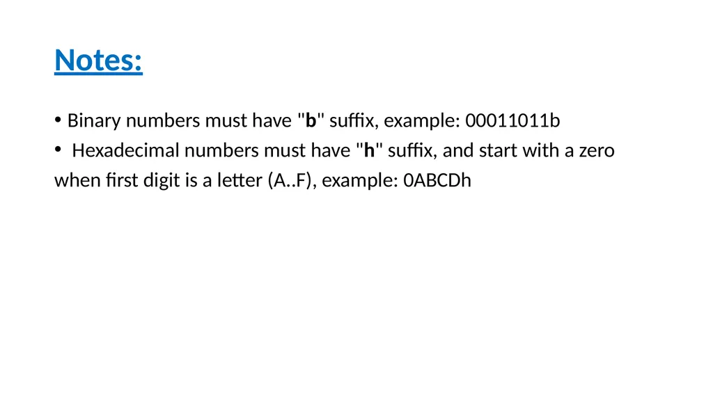 Emulator 8086 Lecture 3 What is an assembly - slide 19 of 36
