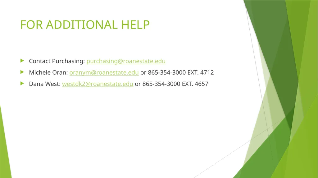 PURCHASING Training and Helpful Tools for Jaggaer - slide 9 of 9