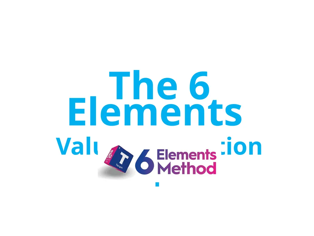 The 6 Elements Value Proposition Template The 6 - slide 1 of 3