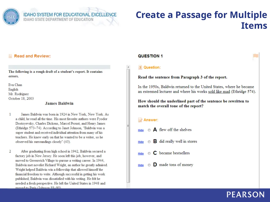 What is Assessment Admin? Districts, schools and - slide 14 of 24