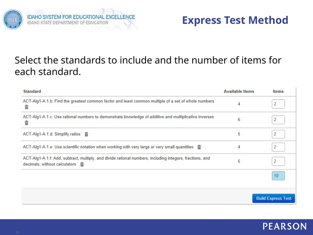 What is Assessment Admin? Districts, schools and - slide 21 of 24