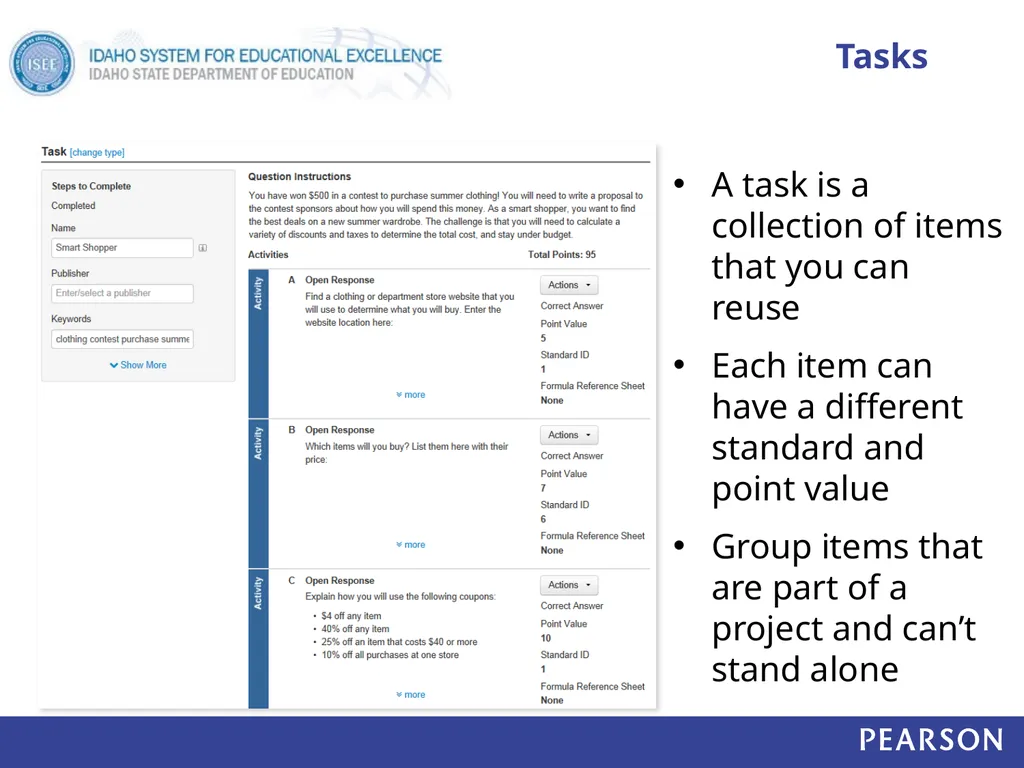 What is Assessment Admin? Districts, schools and - slide 16 of 24