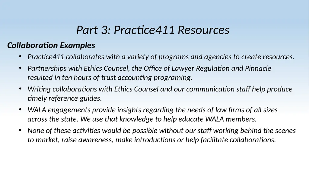 Leadership Orientation Understanding State Bar - slide 17 of 18