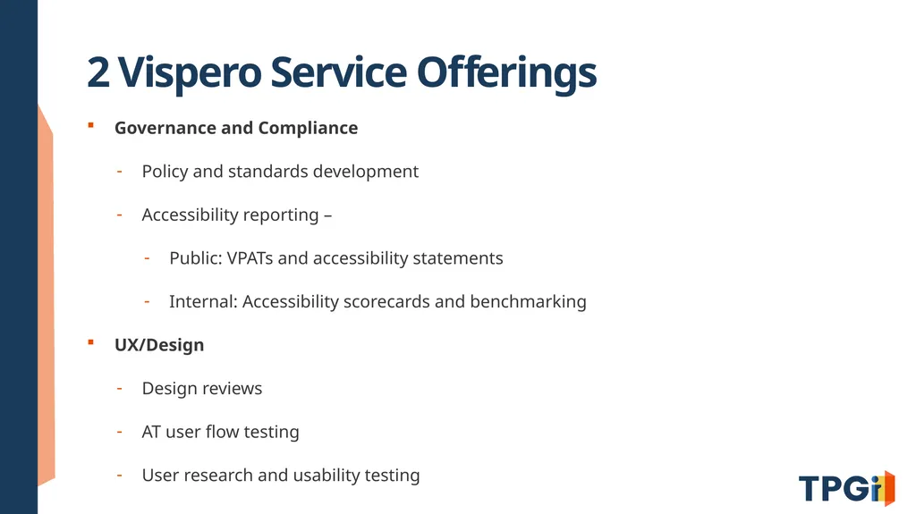 Building a Complete Accessibility Program: From - slide 27 of 30