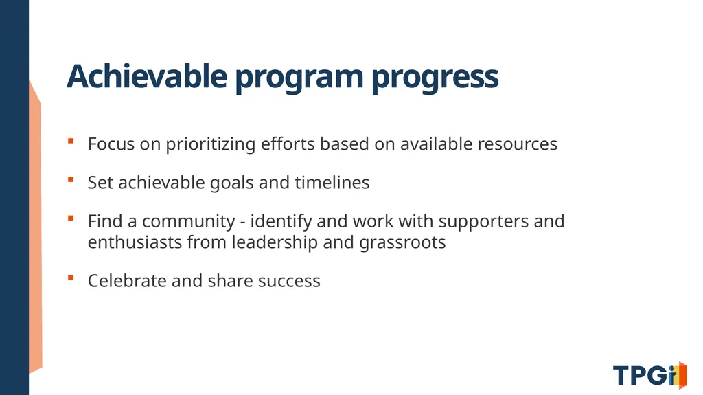 Building a Complete Accessibility Program: From - slide 23 of 30