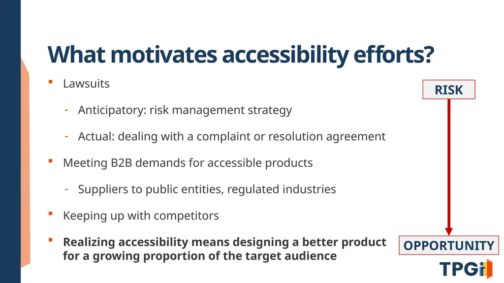 Building a Complete Accessibility Program: From - slide 4 of 30