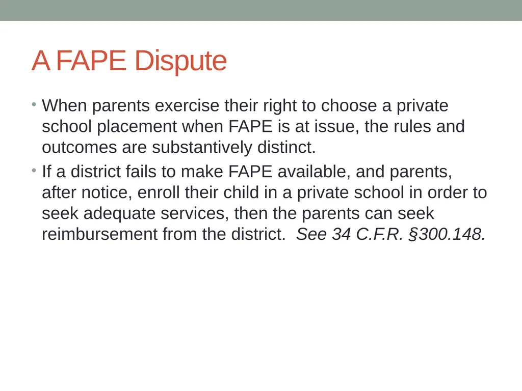 Parentally Placed Private School Students Wyoming - slide 29 of 39