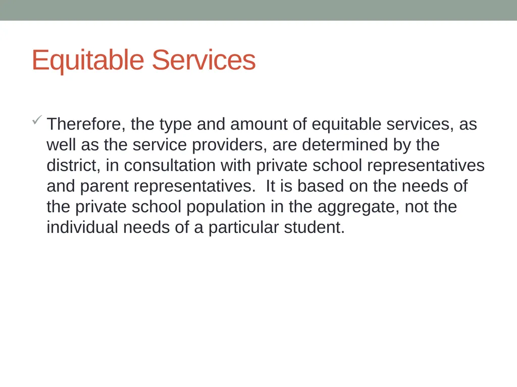 Parentally Placed Private School Students Wyoming - slide 9 of 39